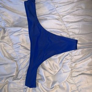 Navy blue victoria secret thong swimsuit bottom